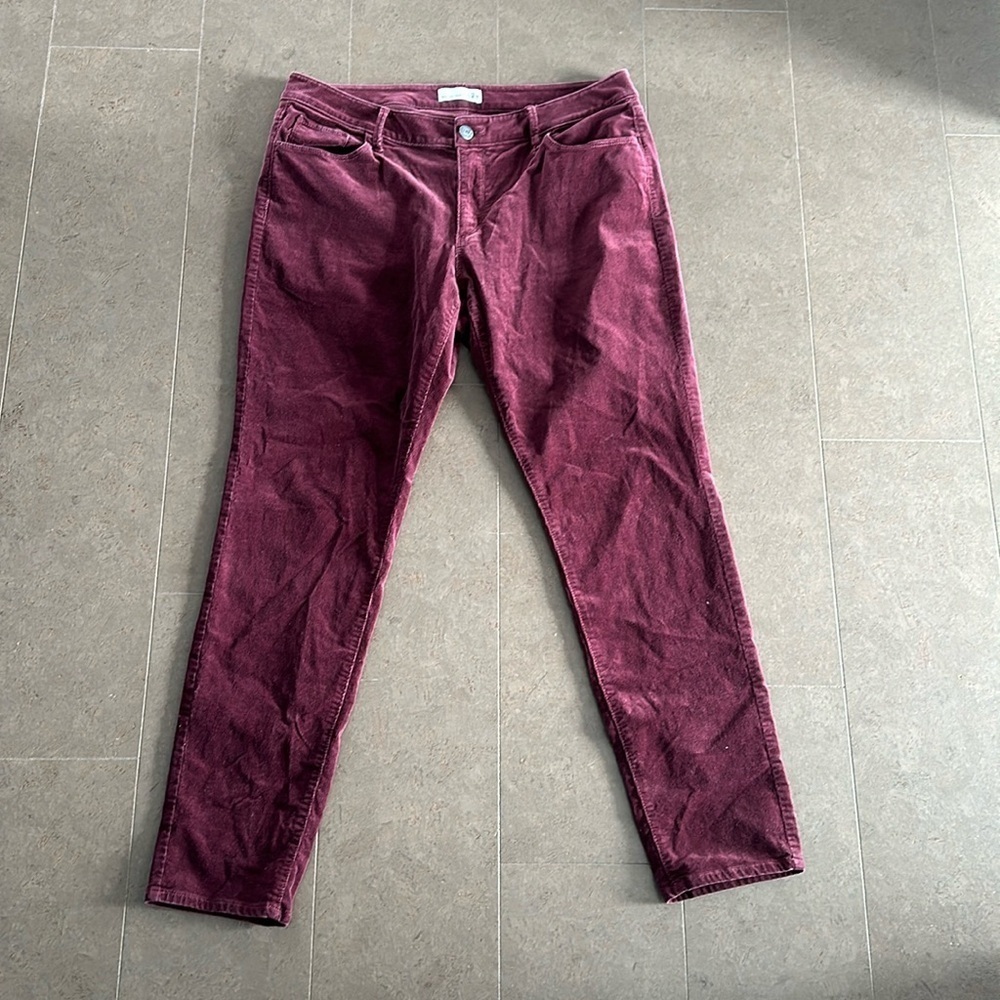 Loft curvy skinny pants size 14